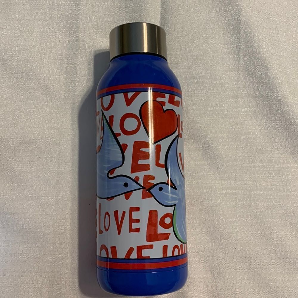 Brighton Love Doves water bottle